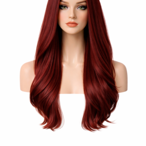 Bold Burgundy Red Wave Wig